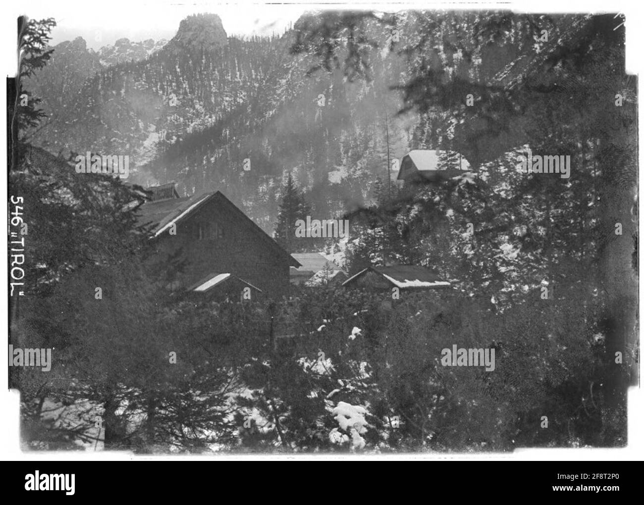 Massa del campo di Nasswand alla base delle riserve. Foto Stock