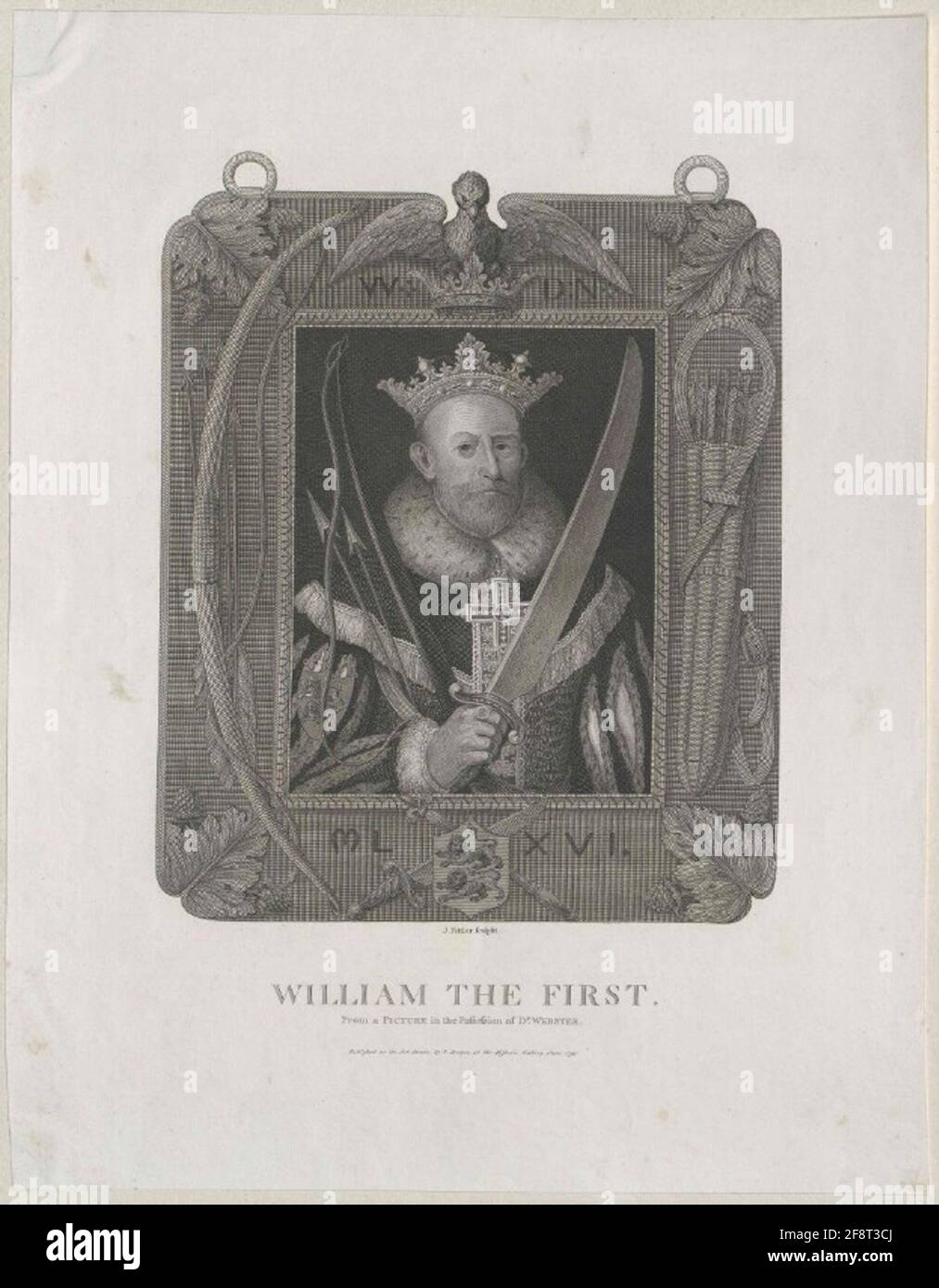 Guglielmo i, re Conquistatore d'Inghilterra. Foto Stock