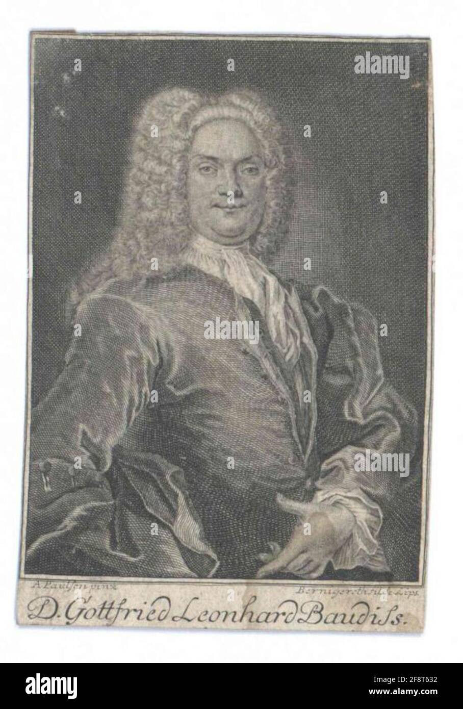 Baudis, Gottfried Leonhard . Foto Stock
