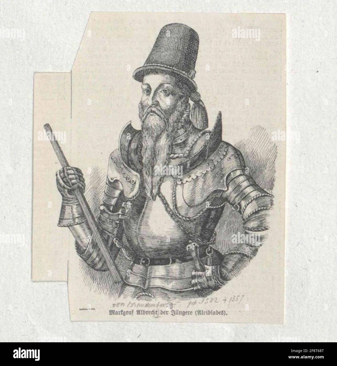 Albert Alcibiades, Elettore di Brandeburgo. Foto Stock