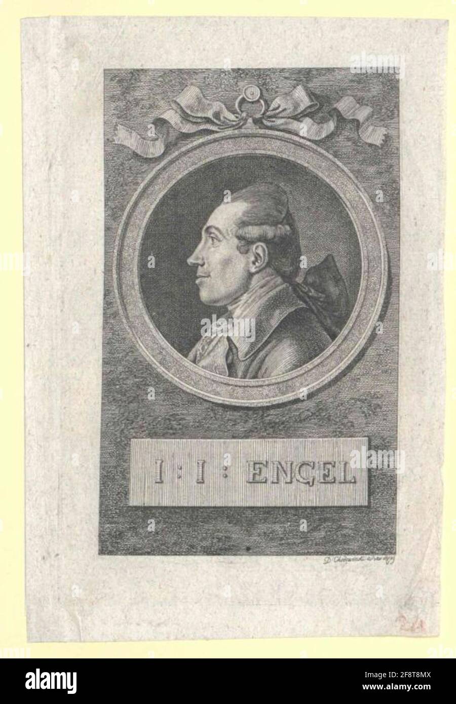 Angel, Johann Jakob Editore: Nicolai, Friedrichstecher: Chodowiecki, Daniel Nikolausverlagsort: Szczecin Foto Stock