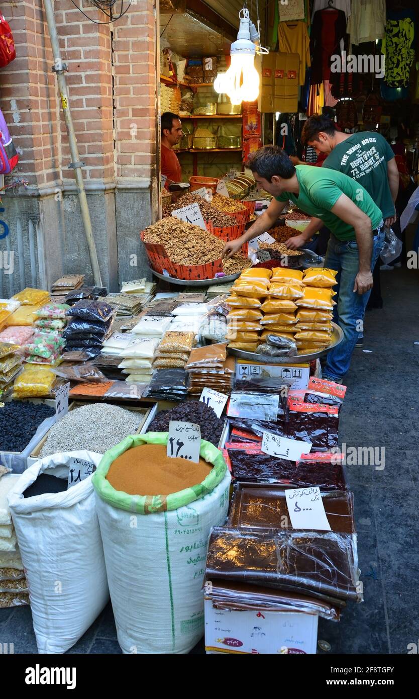 Il Grand Bazaar. Teheran, Iran Foto Stock