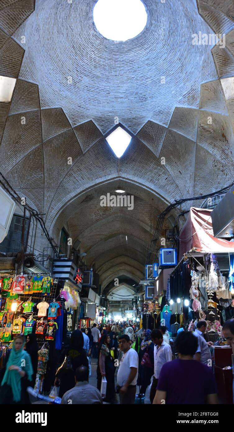 Il Grand Bazaar. Teheran, Iran Foto Stock