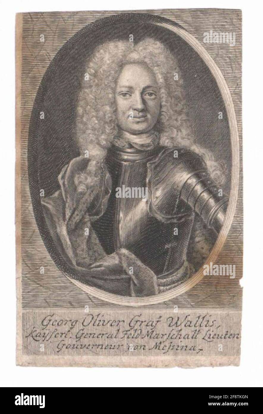 Wallis, Freiherr von Kalighmain, Georg Olivier Conte di Stecher: Bernigeroth, Martin Foto Stock