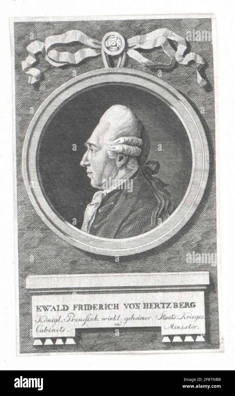 Hertzberg, Ewald Friedrich Graf 1687/1725 Foto Stock