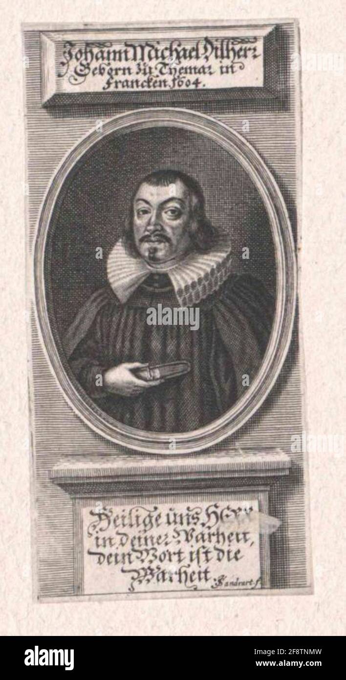 Dilherr, Johann Michael Stecher: Sandrart, Giacobbe di (1630) Foto Stock
