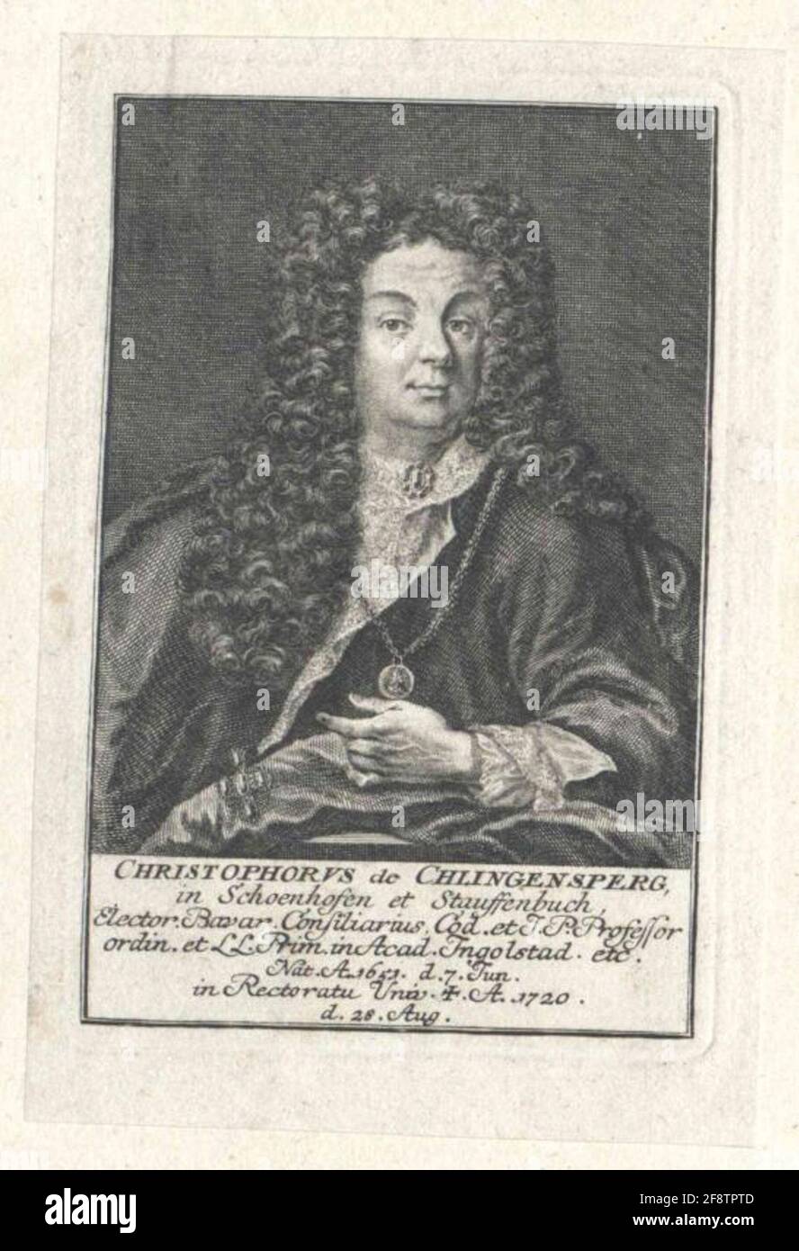 Chlingensberg, Christoph of. Foto Stock