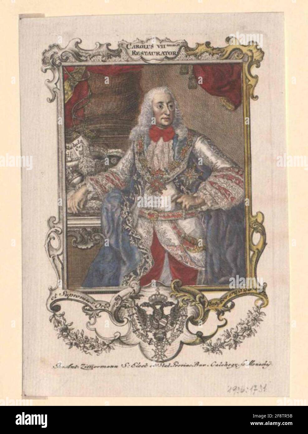 Karl VII, imperatore romano-tedesco. Foto Stock