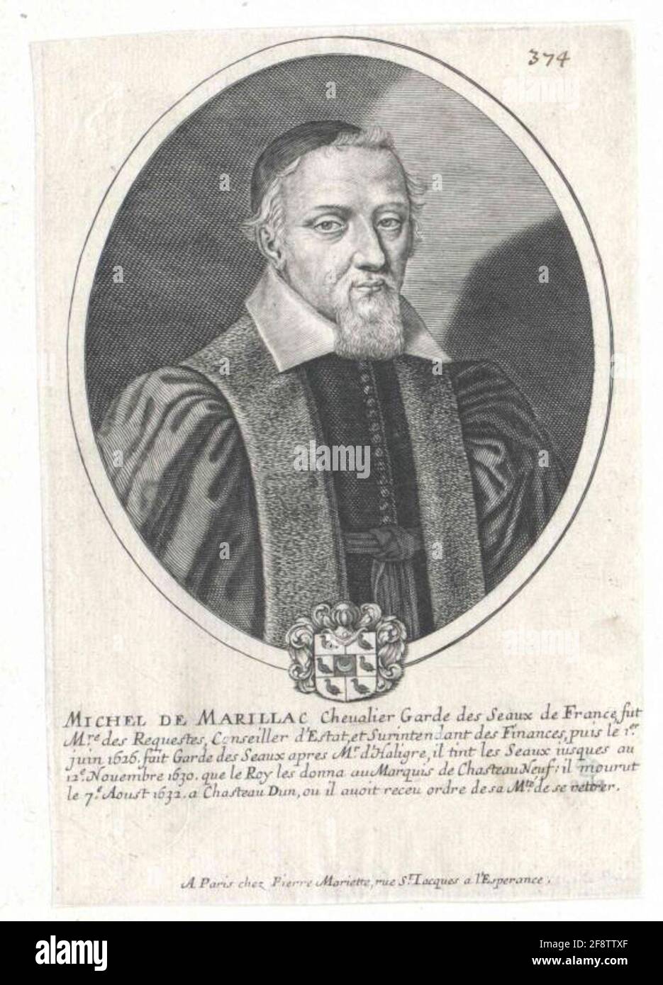 Marillac, Michel de. Foto Stock