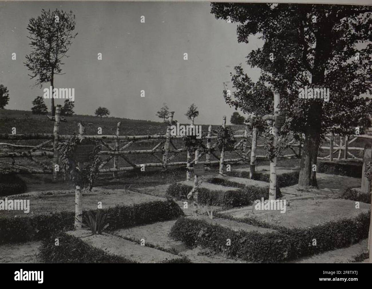 Cimitero della seconda divisione di fanteria. Foto Stock
