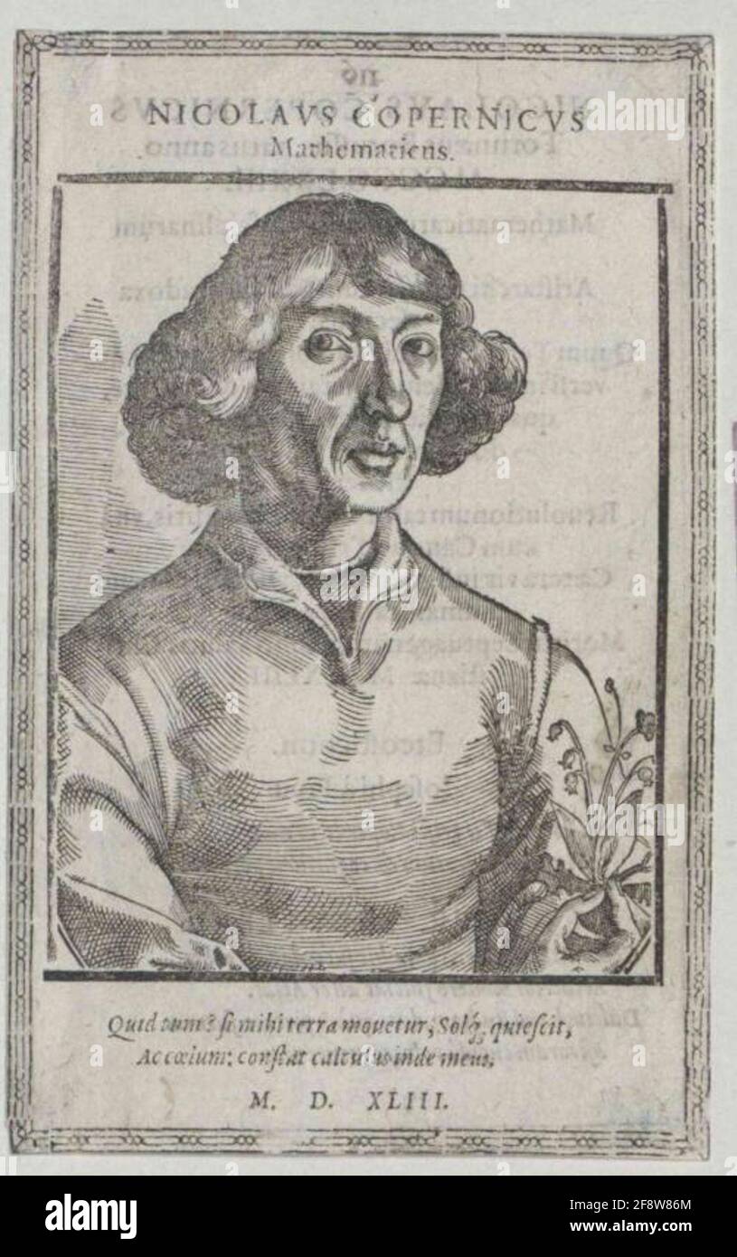 Copernicus, Nikolaus Editore: Jobin, Bernhardstecher: Stimmer, Tobias Divisione: Strasburgo Foto Stock