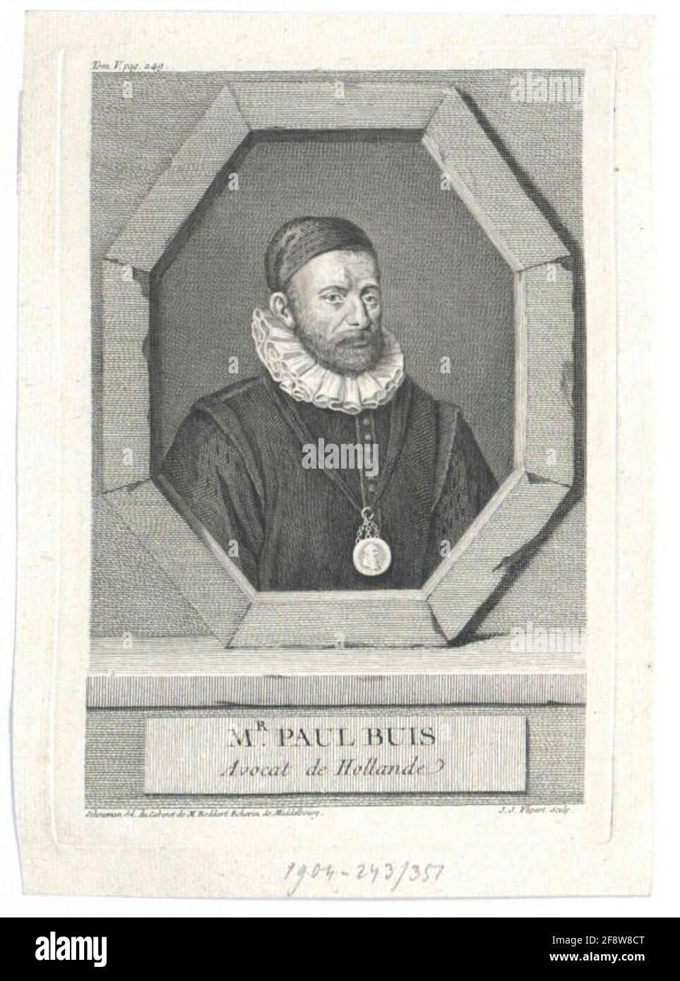 BUIS, Paulus Van Studis: PO-JACPES, Jean-Jacques Foto Stock