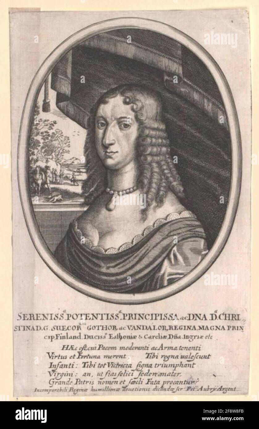 Christine, Regina di Svezia. Foto Stock