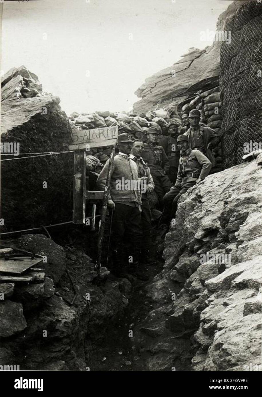 Cancenagol posizione al gruppo Capitano Wolfgang .fs.393. . Foto Stock