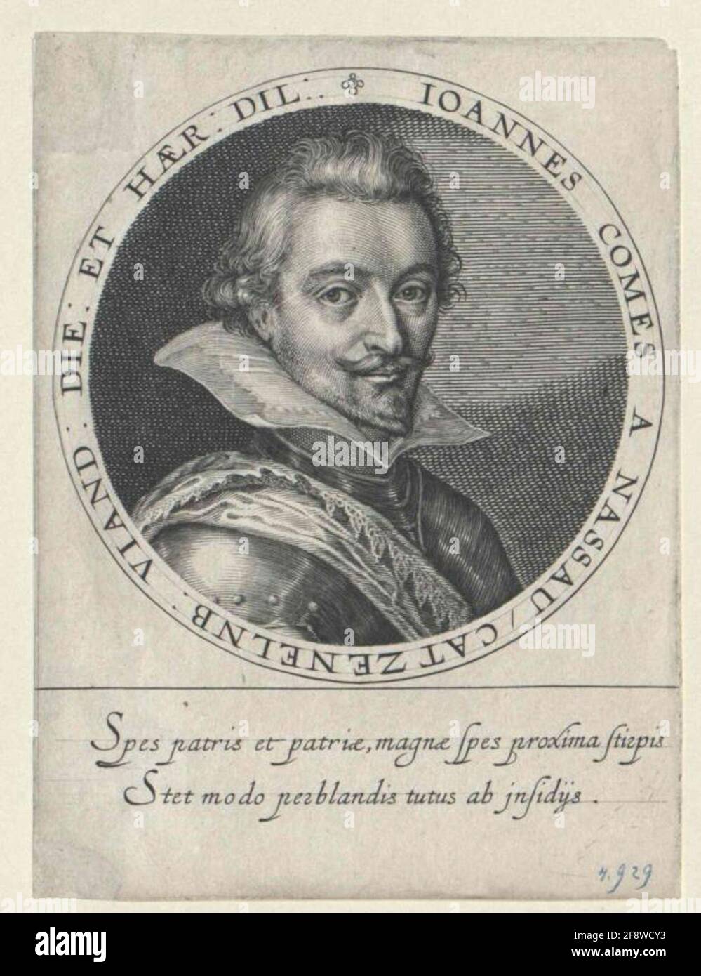 Johann VIII, il giovane conte di Nassau-Siegen. Foto Stock