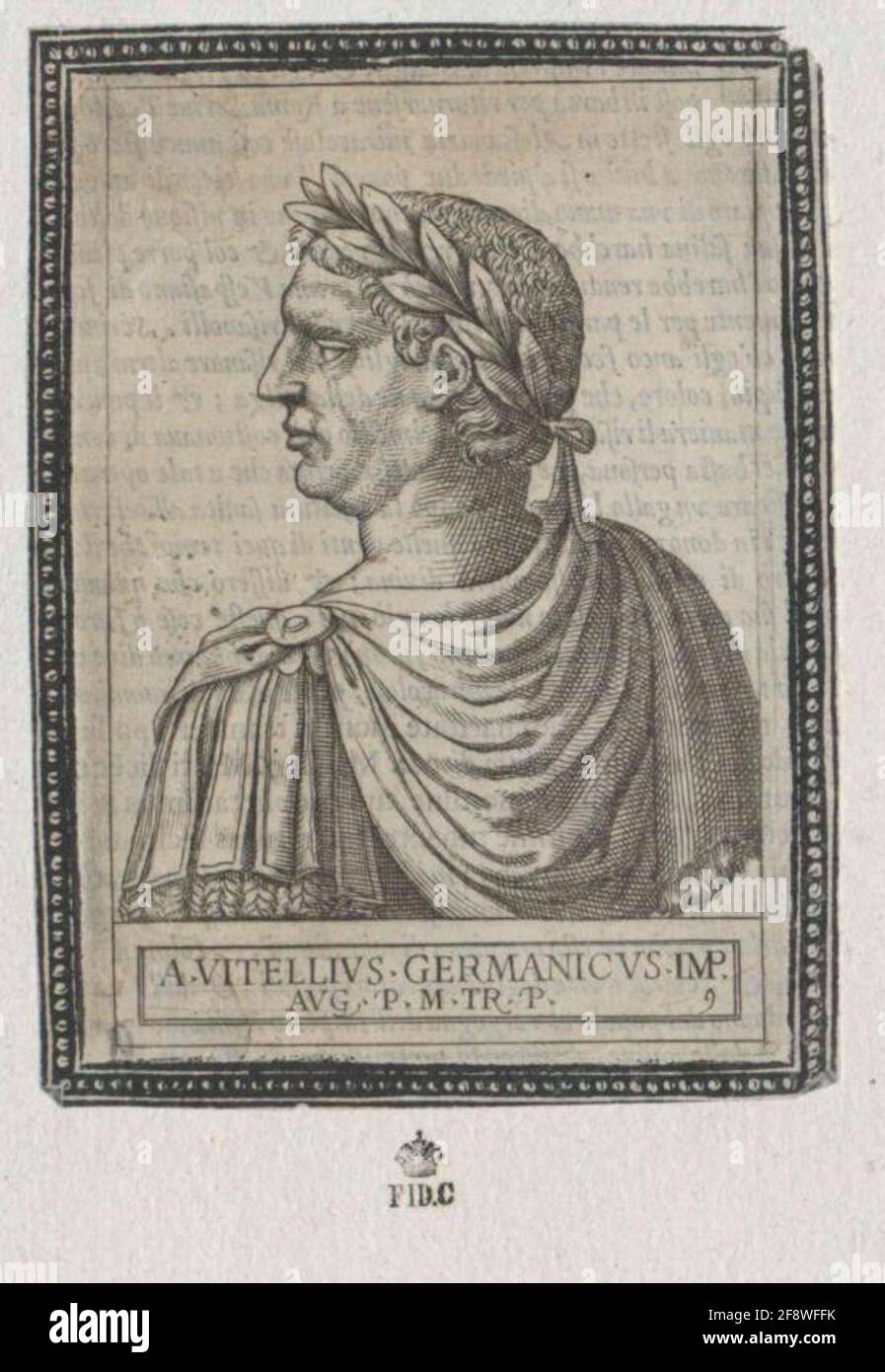 Vitellius, Aulas. Foto Stock