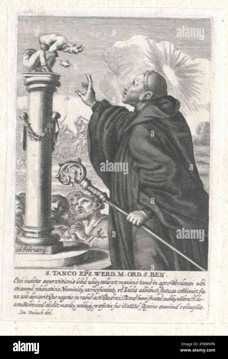 Tanko, vescovo di Verden. Foto Stock