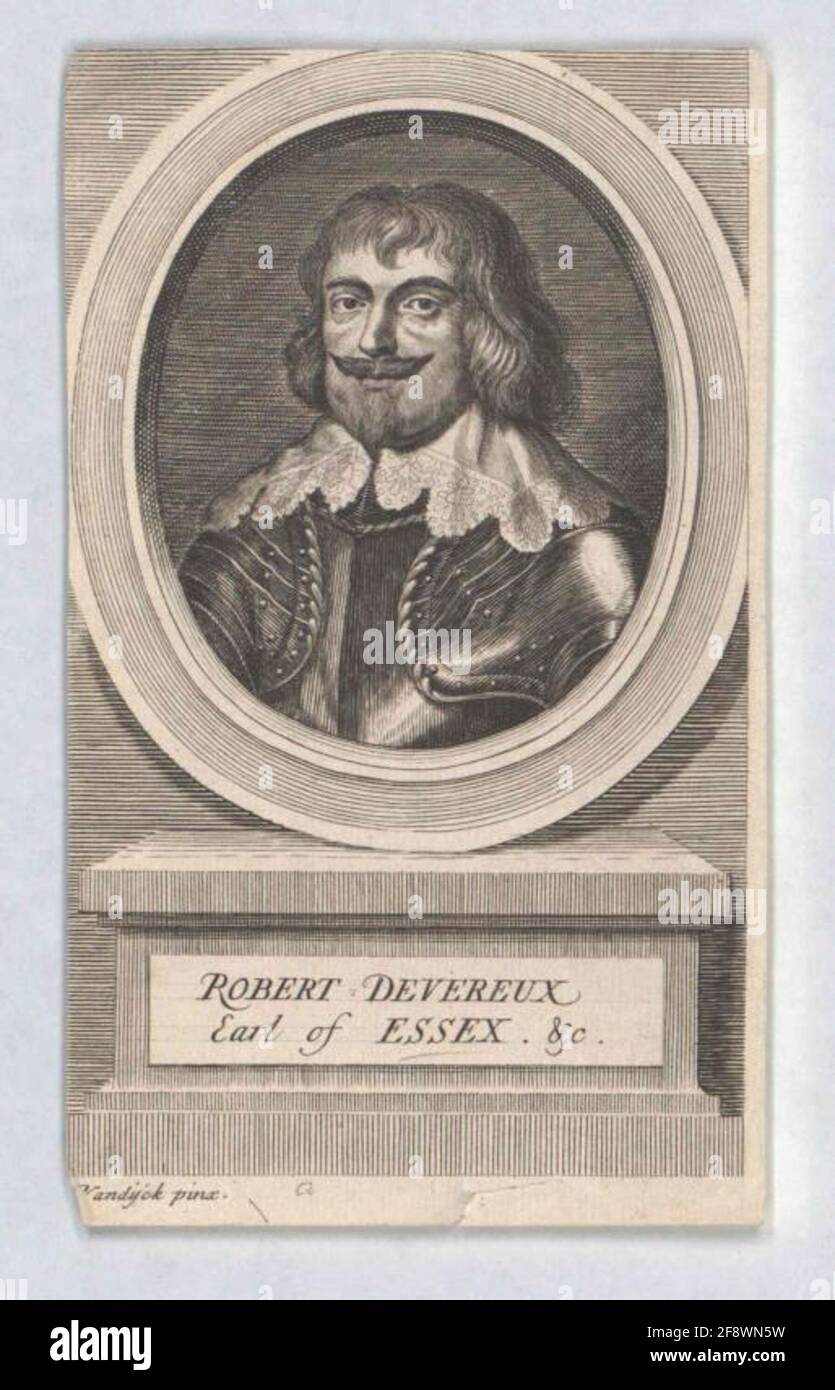 Devereux, III conte di Essex, Robert Stecher: Gucht, Michael Van Deraldation: 1675/1725 Foto Stock