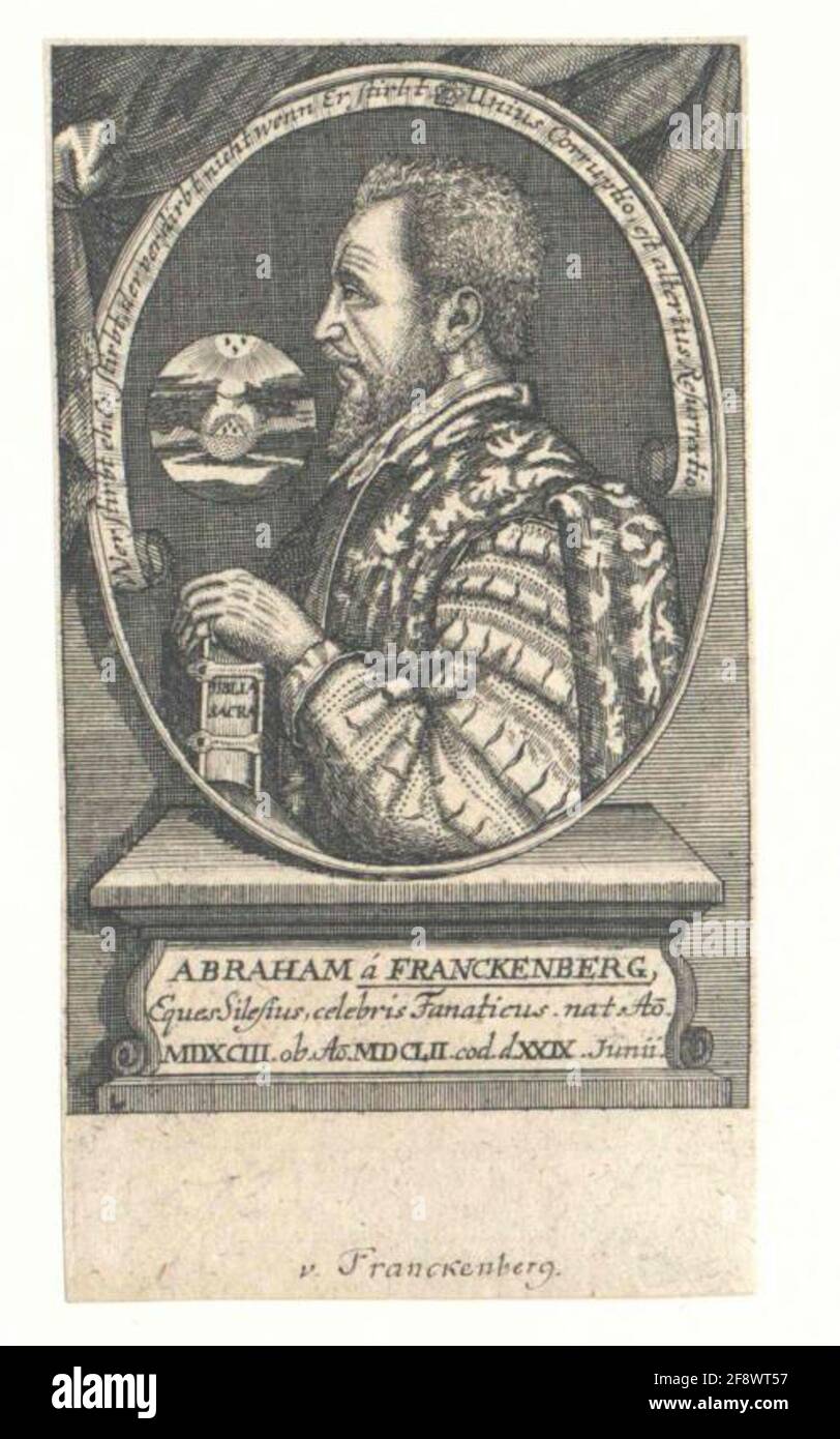 Franckenberg, Abramo di. Foto Stock