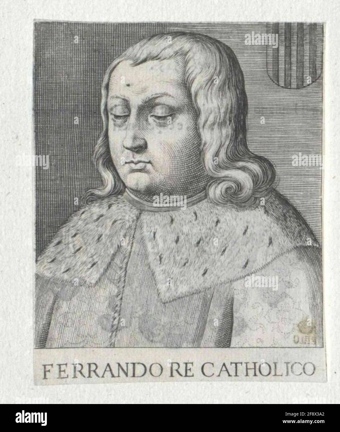 Ferdinando II, il cattolico, re d'Aragona. Foto Stock