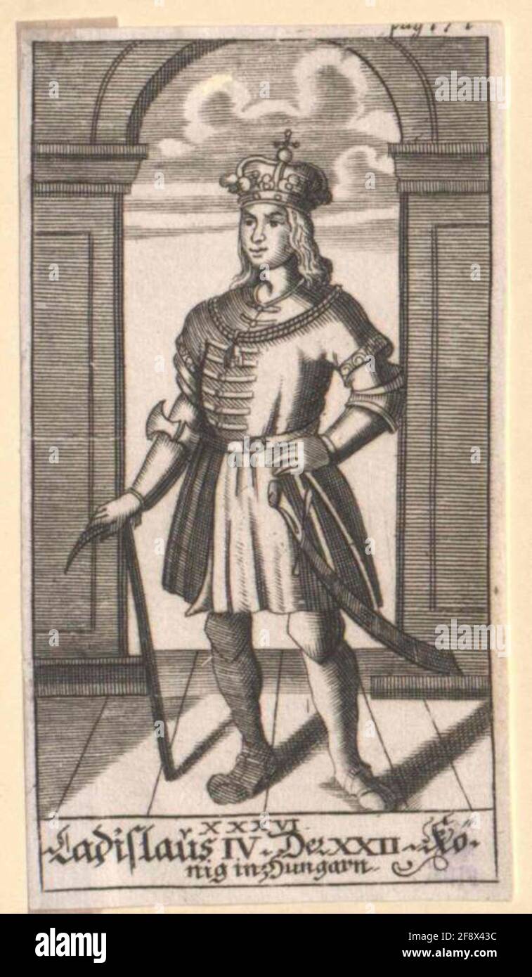 Ladislao IV, re d'Ungheria. Foto Stock