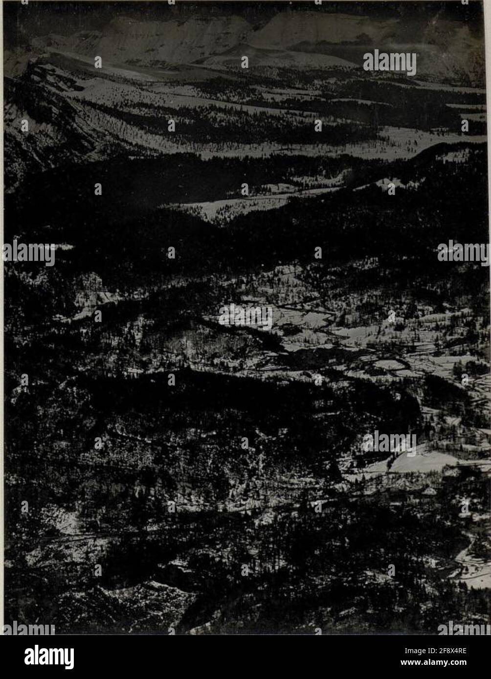 Panorama: Posizione conetto. (3. Immagine parziale a wk1 alb083 24374a). Foto Stock