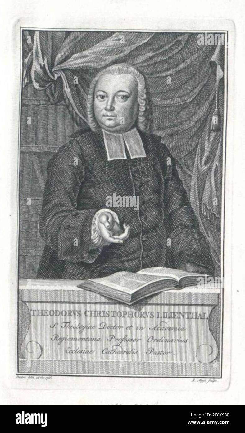 Lilienthal, Theodor Christoph. Foto Stock