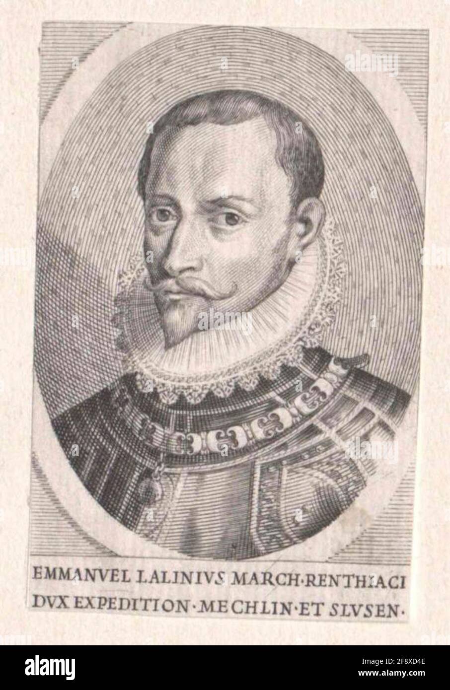 Lalaing, Marchese di Renty, Emanuel de. Foto Stock