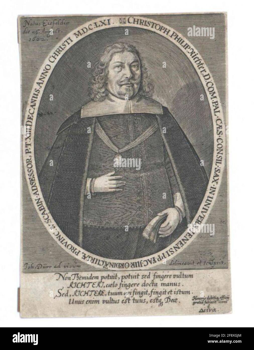 Giudice, Christoph Philipp. Foto Stock