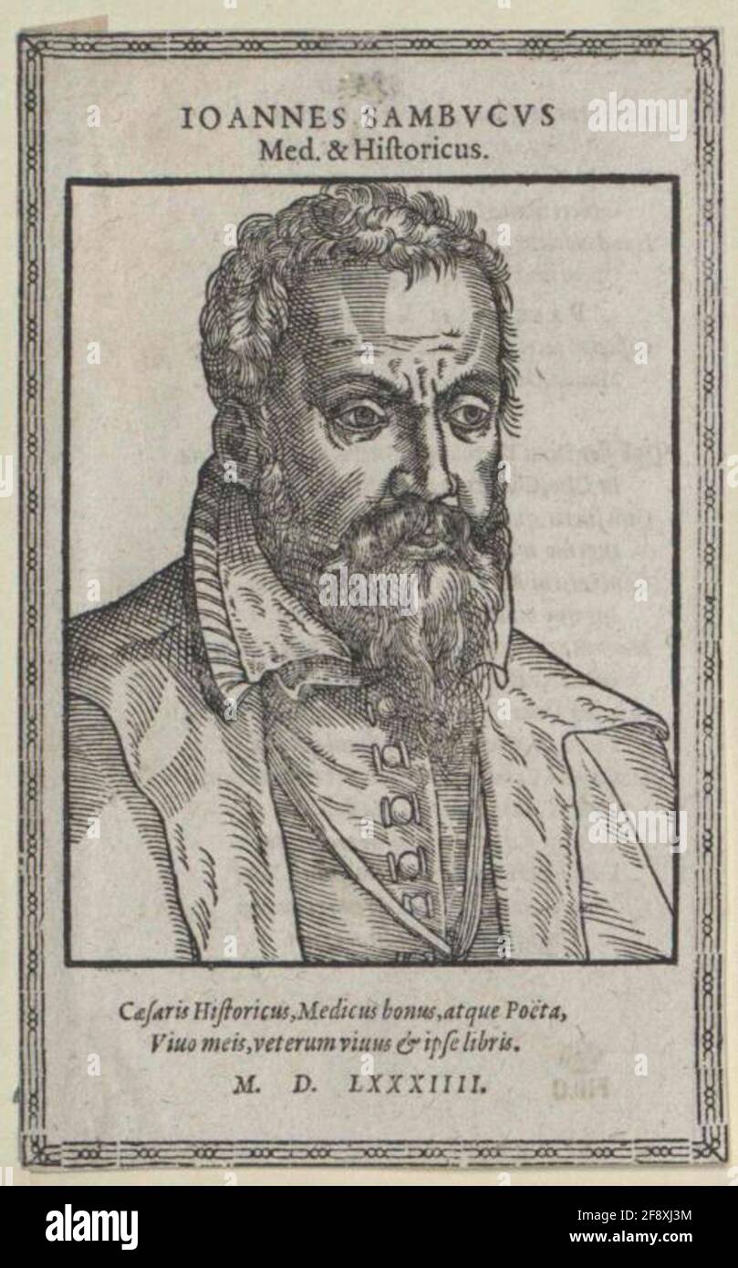 Sambucus, Johannes editore: Jobin, Bernhardstecher: Stimmer, TobiStecher: Murer, Christopherlagsort: Strasbourg Foto Stock