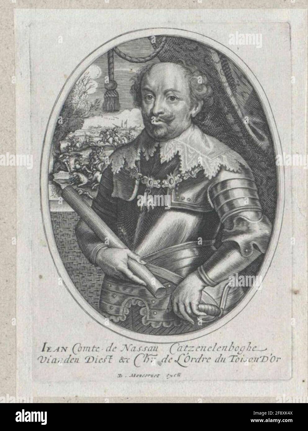 Johann VIII, il giovane conte di Nassau-Siegen. Foto Stock