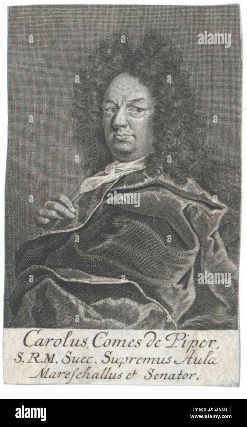 Piper, Carl Carlsson Graf Stecher: Bernigeroth, Martin Foto Stock