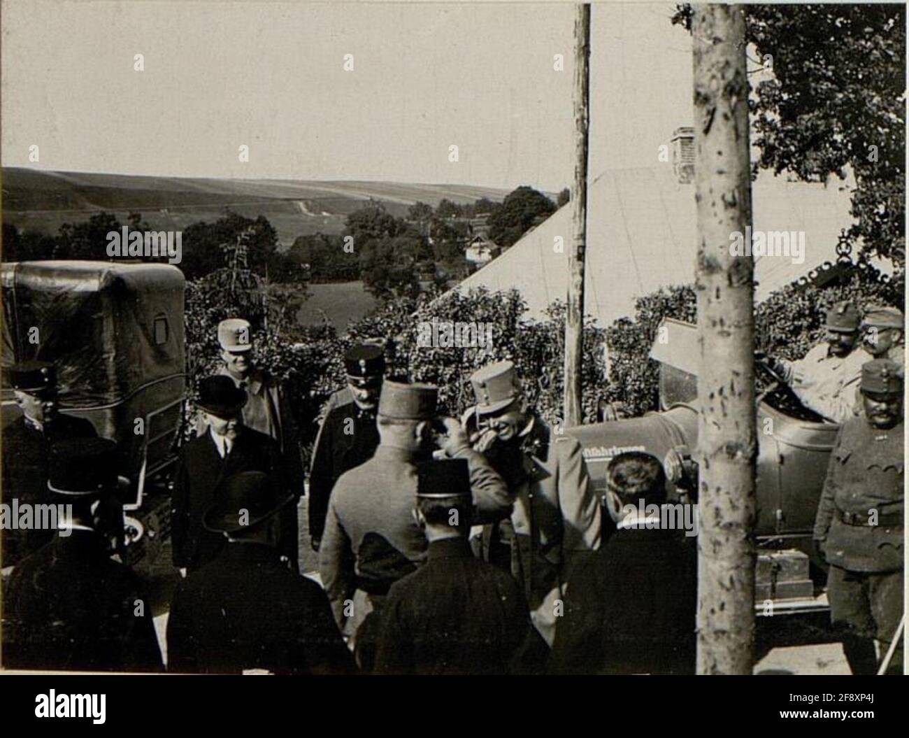 Visita al campo Apostolico Vikar Bjelik. Foto Stock