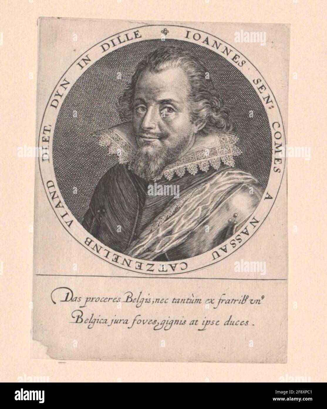 Johann VII, la metà, Conte di Nassau-Siegen. Foto Stock