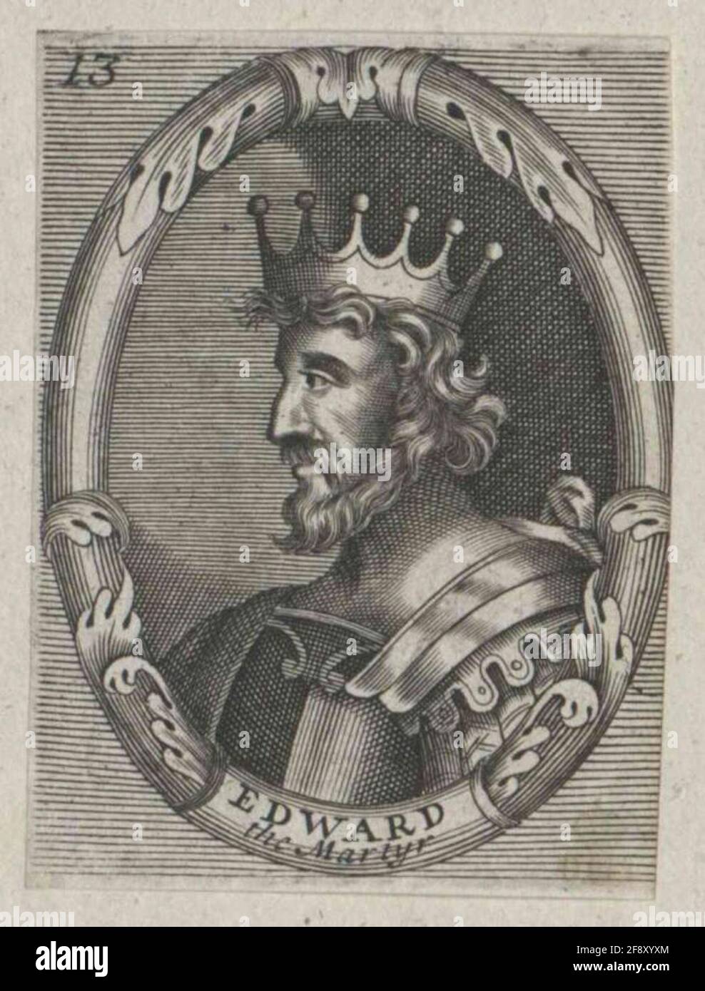 Eduard II, re d'Inghilterra. Foto Stock