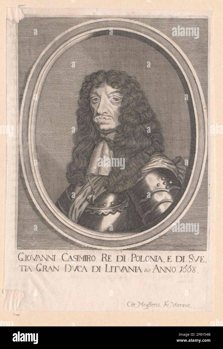 Giovanni II. Kasimir, re di Polonia. Foto Stock