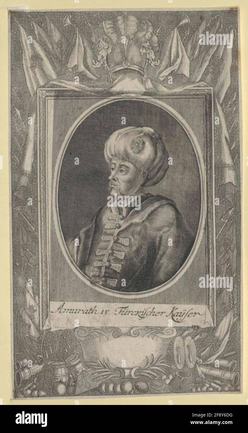 Murad IV., Sultano di Turchia. Foto Stock