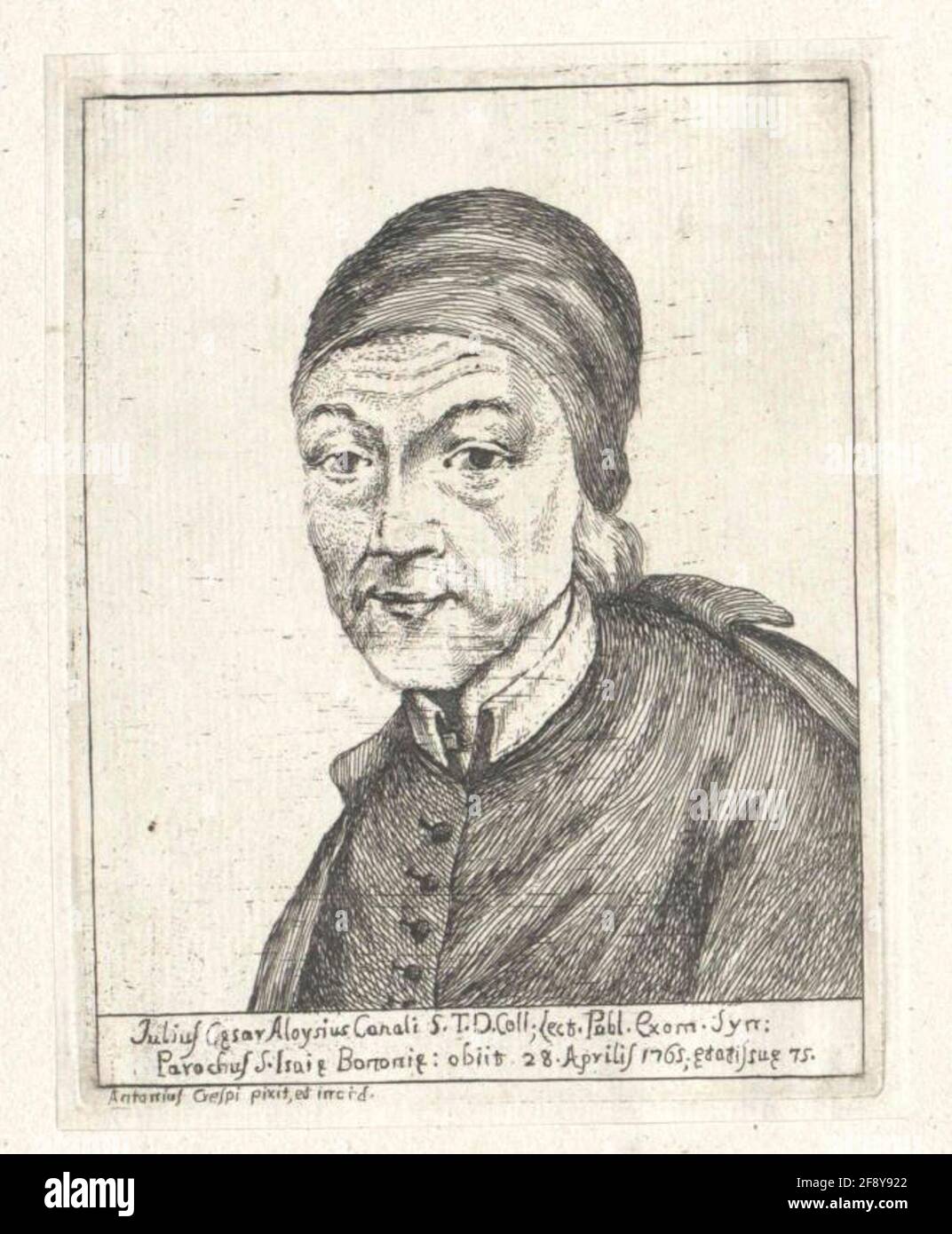 Canali, Giulio Cesare Luigi. Foto Stock