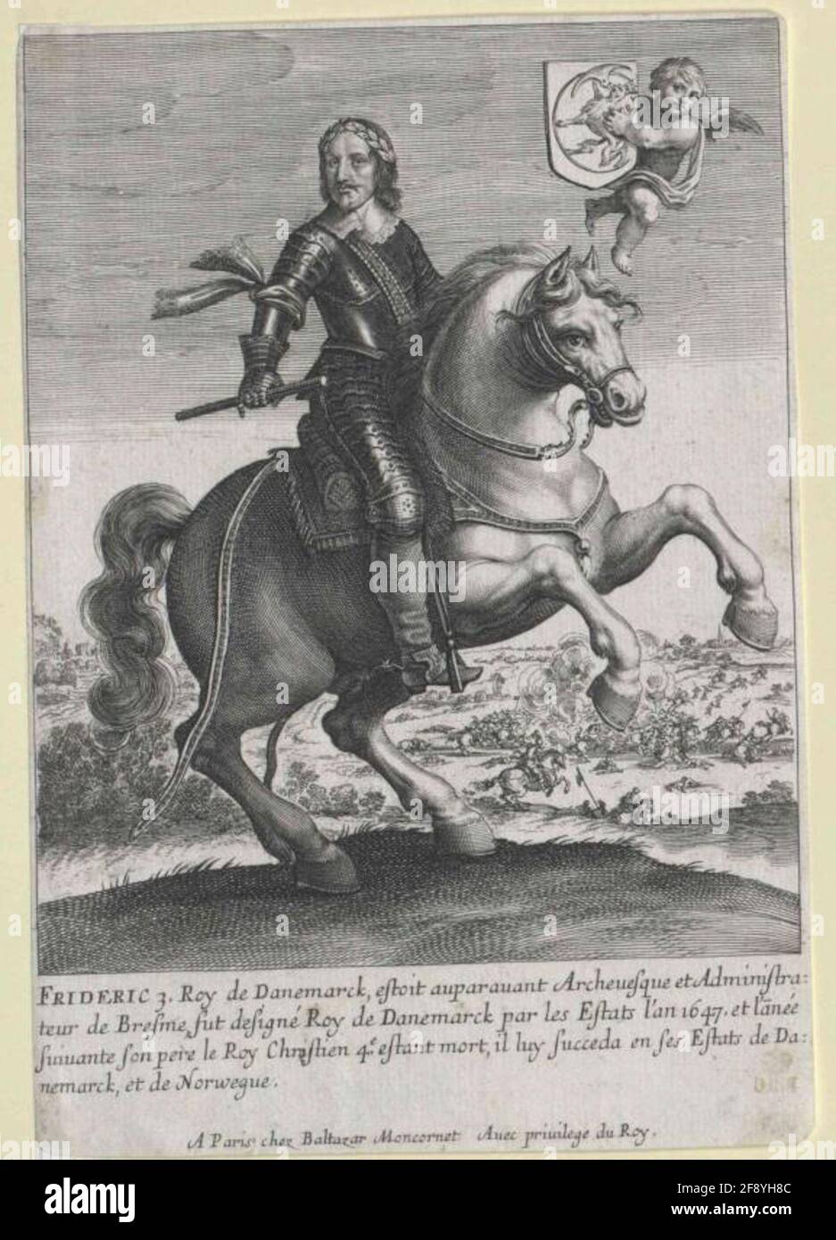 Federico III, re di Danimarca. Foto Stock