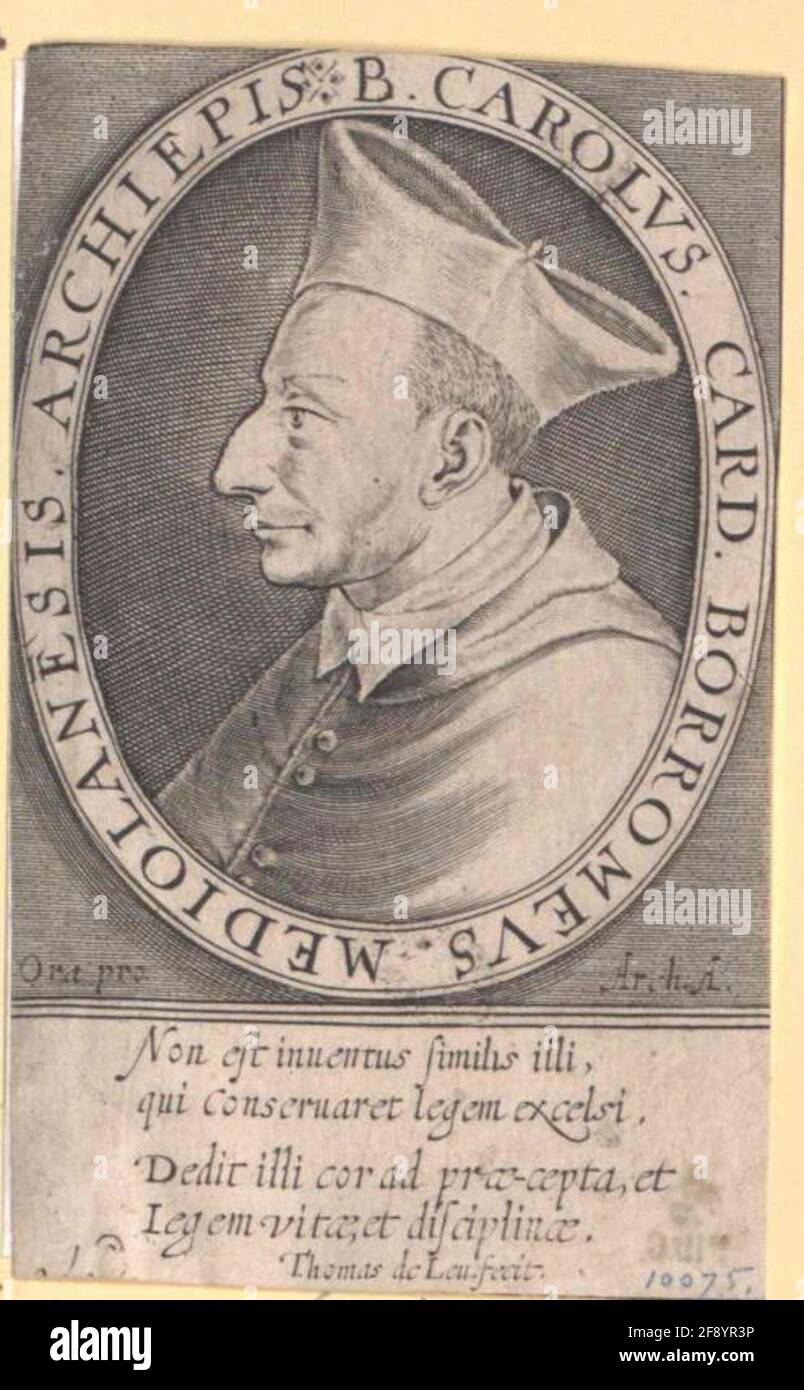 Carlo Borromeo. Foto Stock