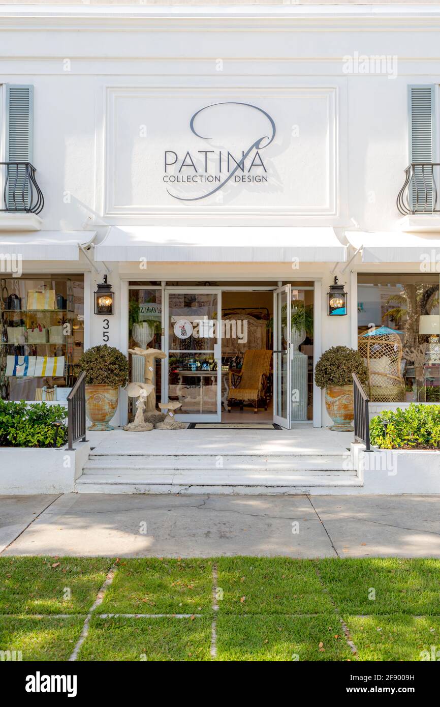 Patina - decorazione della Casa Boutique, Napoli, Florida, Stati Uniti Foto Stock