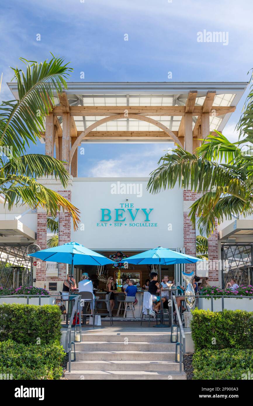 The bevy - Ristorante informale, bar e grill, Naples, Florida, USA Foto Stock