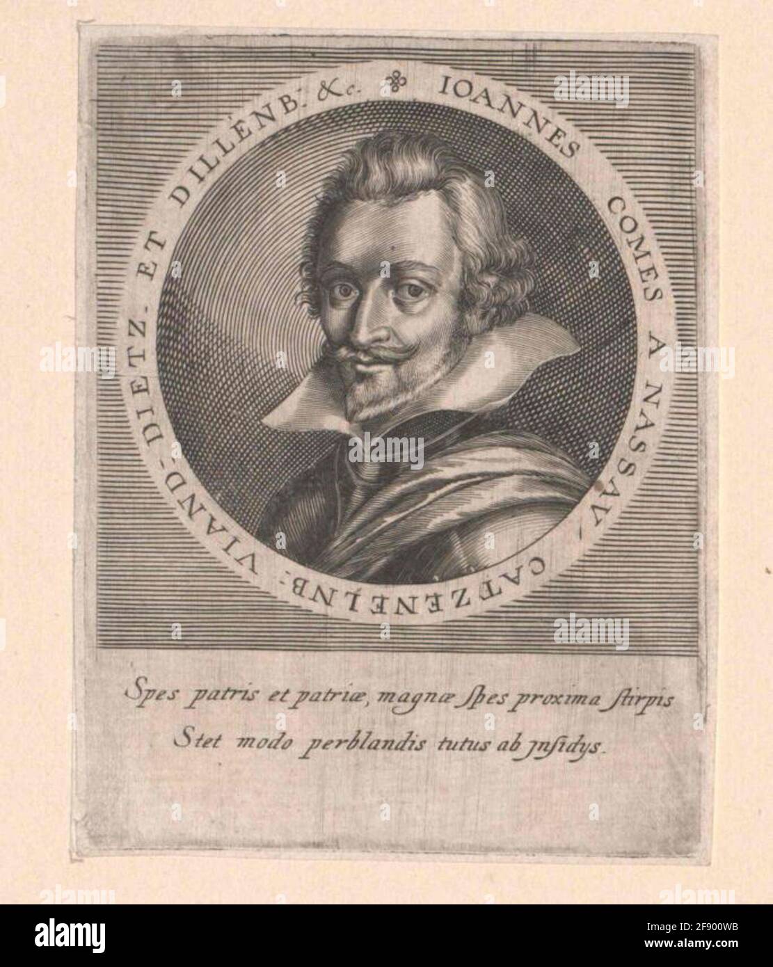 Johann VIII, il giovane conte di Nassau-Siegen. Foto Stock