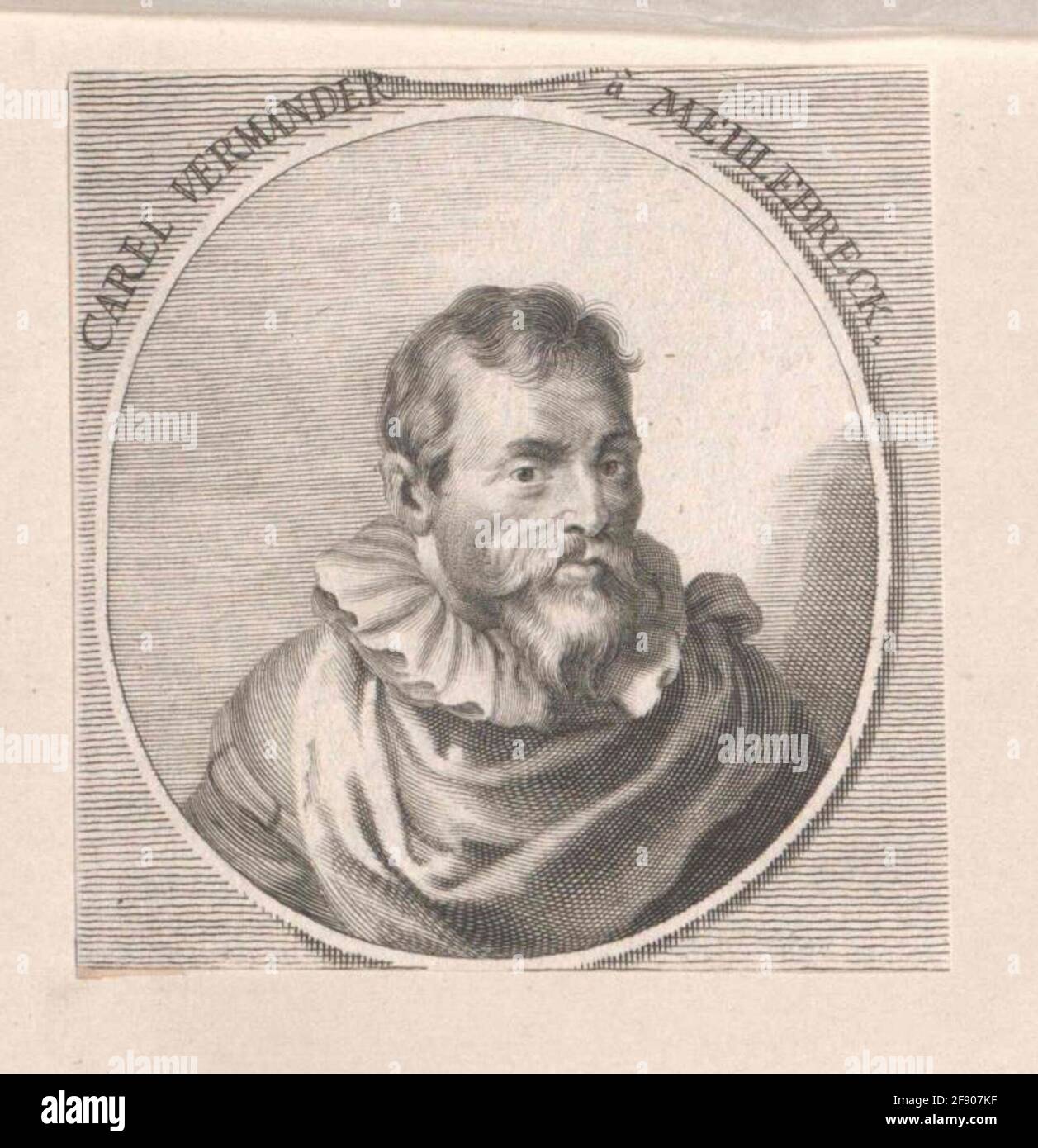 Mander, Karel van disegnatore: Sandrart, Joachim di (il Vecchio) Stecher: Kilian, Philipp Foto Stock