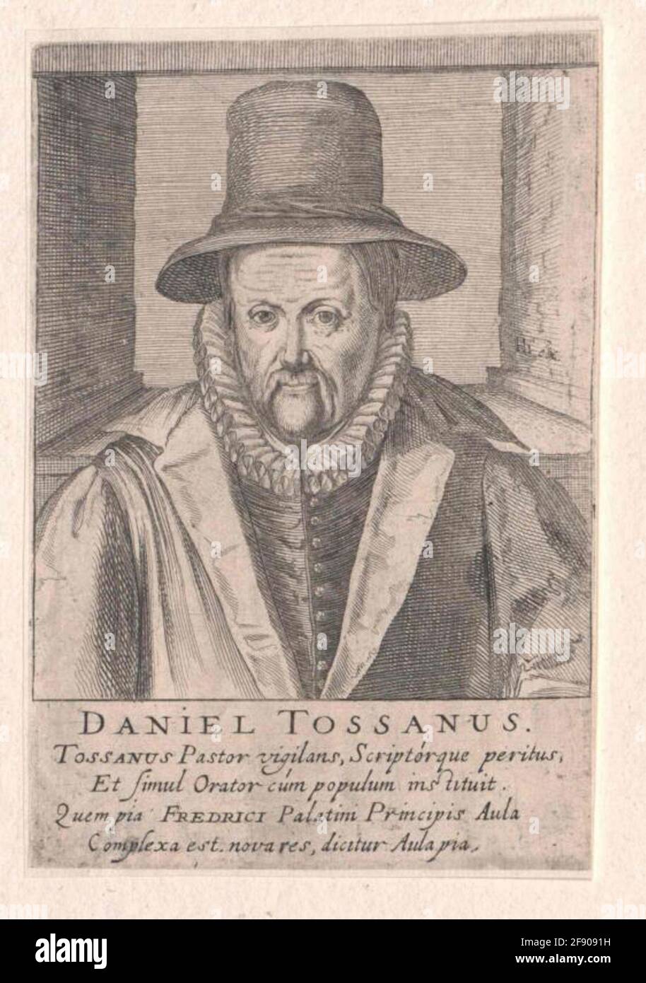 Tossanus, Daniel Editore: Hondius, Hendrik (1) Stecher: Vries, Simon Wynhoutsz. Foto Stock