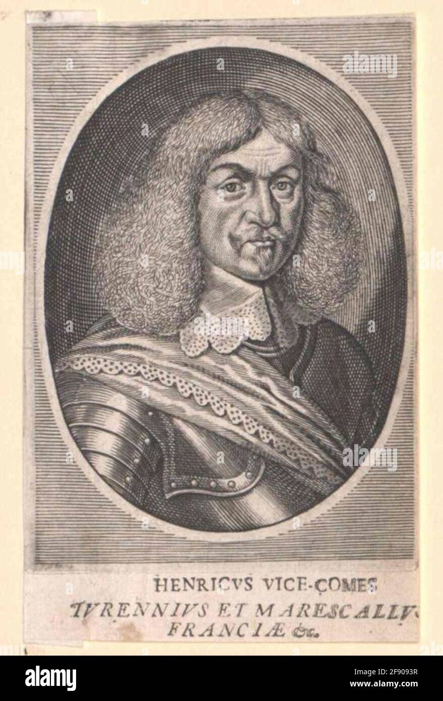 Turenne, Henri de la Tour d'Auvergne, Vicomte del 1651/1800 Foto Stock