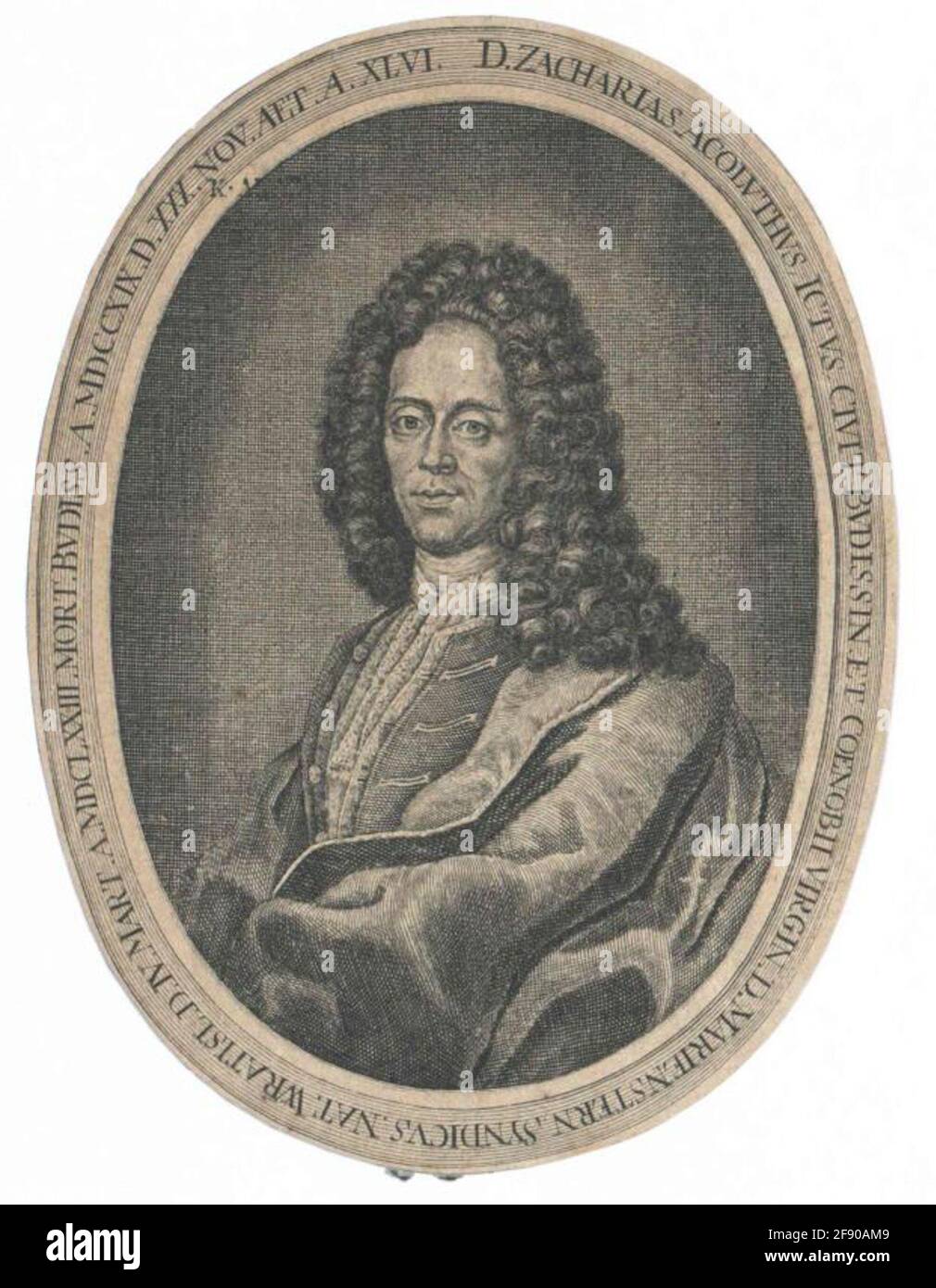 Acoluth, Zaccaria. Foto Stock