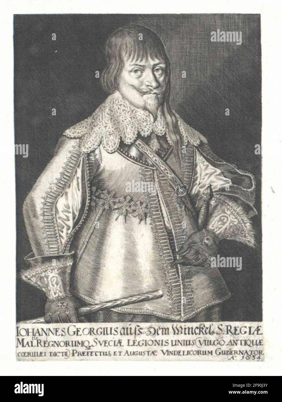 Winckel, johann georg dal. Foto Stock