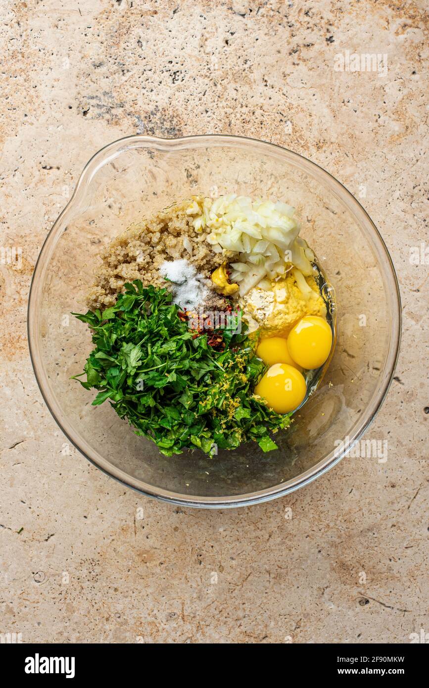 Fare le pattuglie di Quinoa Foto Stock