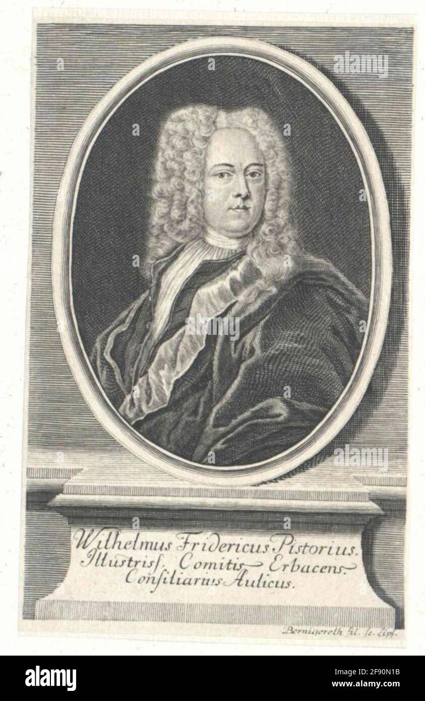 Pistorius, Wilhelm Friedrich von. Foto Stock